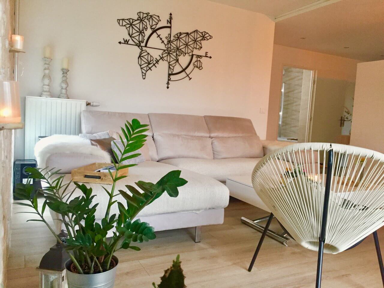 déco salon cosy chic